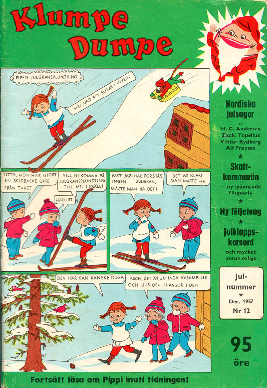 Klumpe Dumpe 1957 Pippi Långstrump Jul